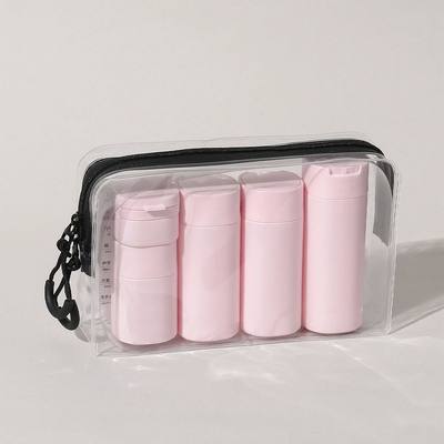 5pcs Multiple Colors Portable Soft Touch Cream Travel Dispen