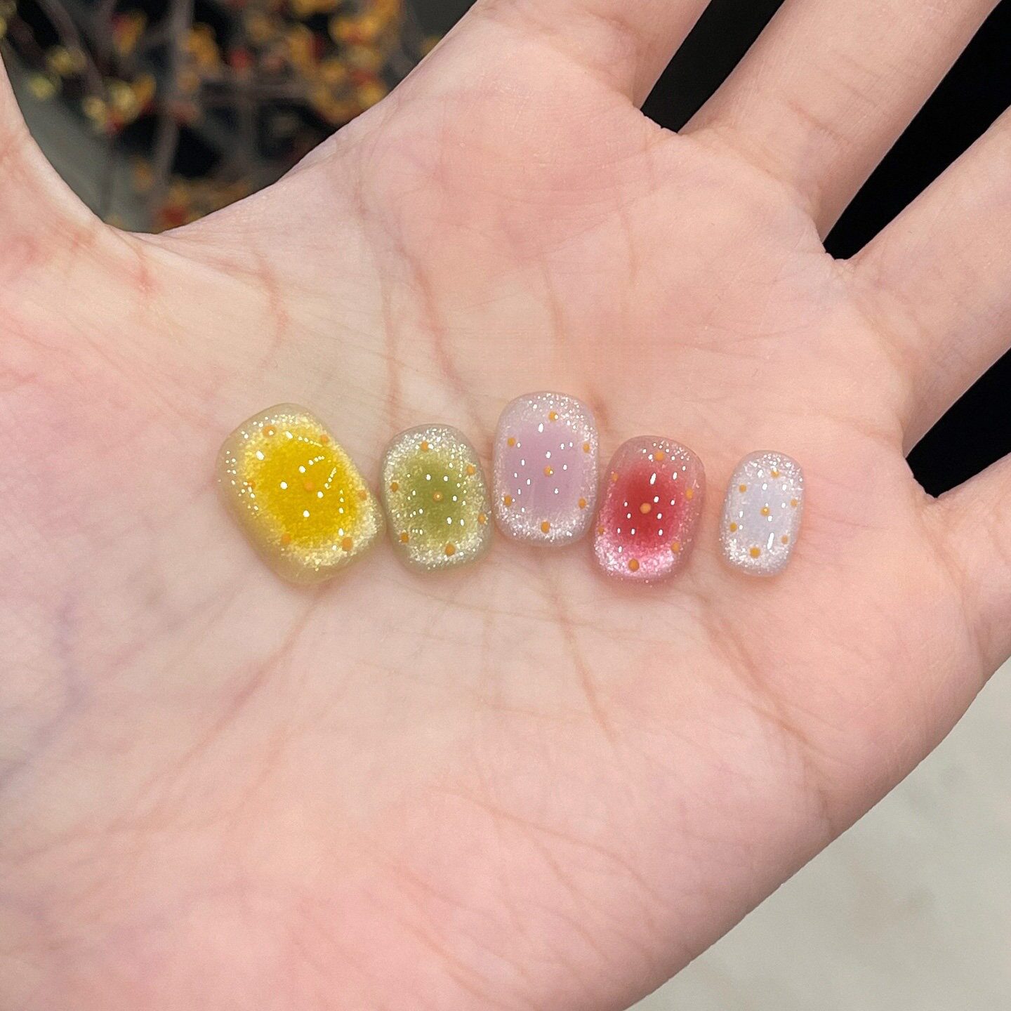 独特绝美穿戴甲短款手工猫眼指甲贴片2026新款高级感显白穿戴美甲