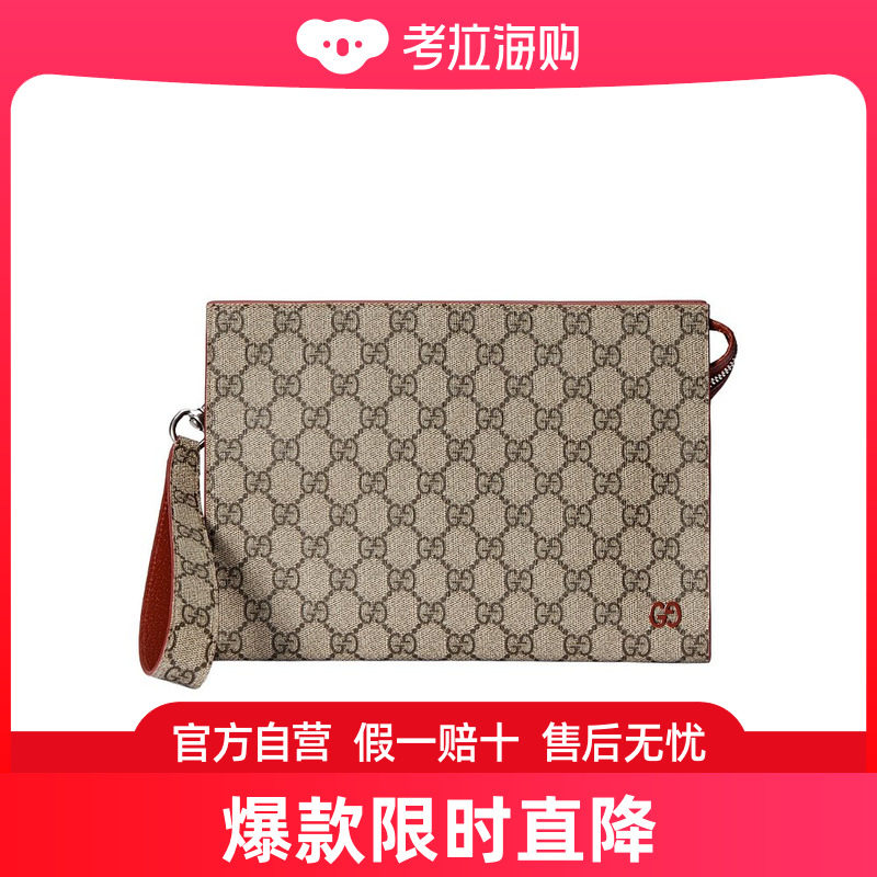 gucci 古驰 男士 饰gg细节手拿包 768255facqc