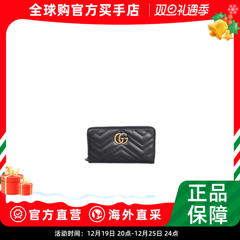 GUCCI23FW钱包女443123 DTD1T 1000BLACK