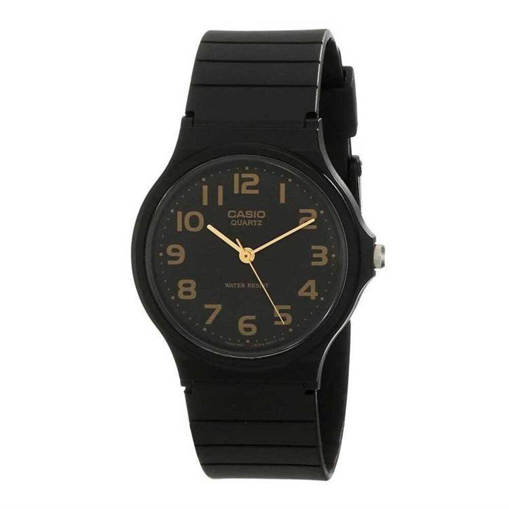 casio卡西欧手表男经典小黑表简约款学生考试专用静音mq-24-1b2