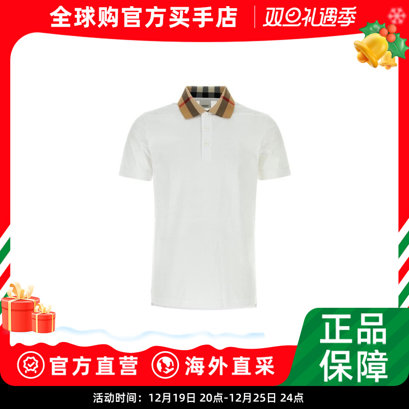 BURBERRY23FW长袖T恤男8071621 A1464WHITE