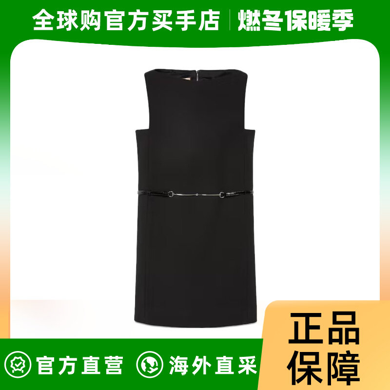 Gucci 马衔扣拉链羊毛连衣裙 759277Z8BMW