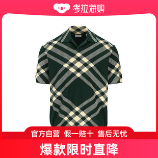 Polo 复古格纹罗纹短袖 男士 Burberry 衫 巴宝莉 8081092