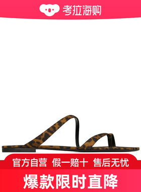 Saint Laurent TANGER 豹纹拖鞋 776130AAC9X