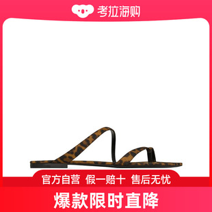 Saint Laurent TANGER 豹纹拖鞋 776130AAC9X