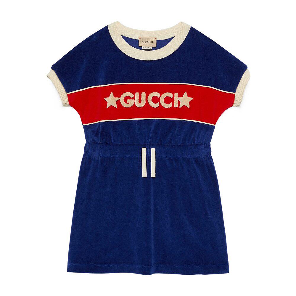 Gucci 徽标连衣裙 695325XJEME
