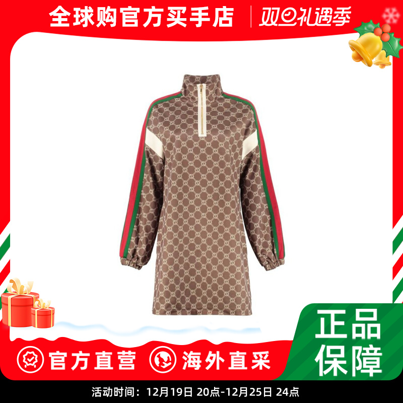 GUCCI中长连衣裙女678689XJD1G 3357BROWN