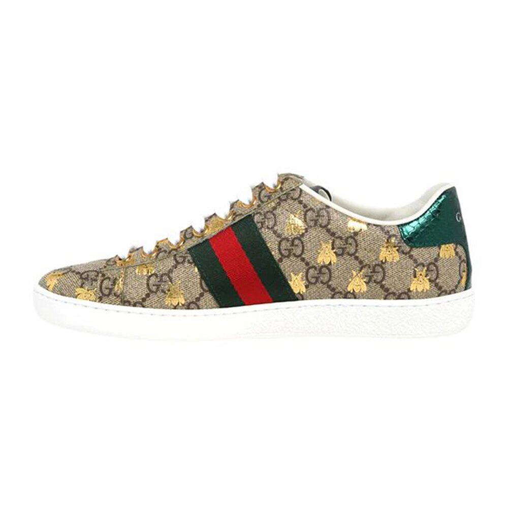GUCCI 古驰/女士 Ace系列女士饰蜜蜂印花_人造帆布运动/5500怎么看?