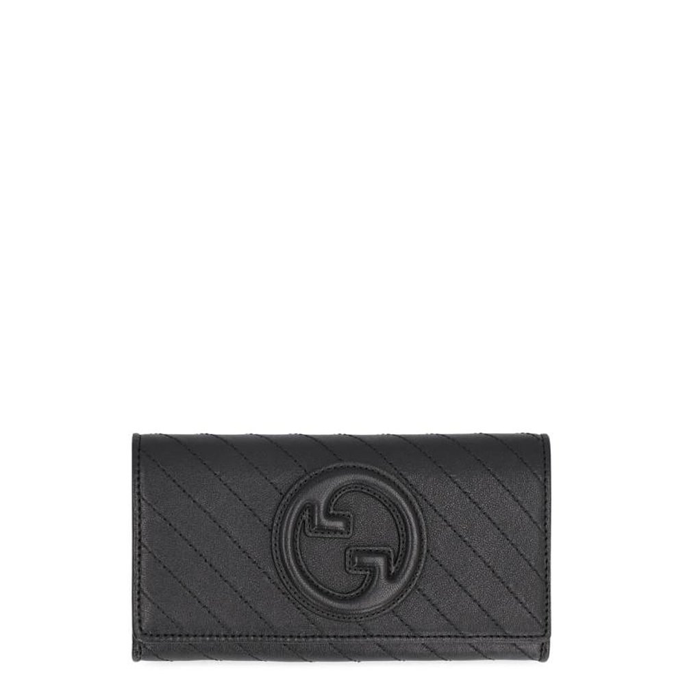 GUCCI23FW钱包女760302AACP7 1000BLACK