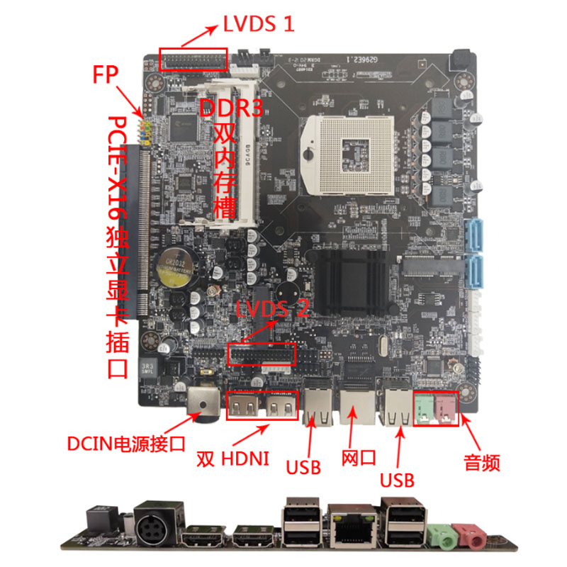 hm6577侧插一体机独显HDMI