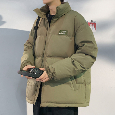 唐狮冬季新款男羽绒服立领短款面