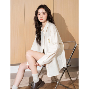 唐狮早秋新款 衬衫 女净色简约百搭潮ins休闲时尚 女士长袖