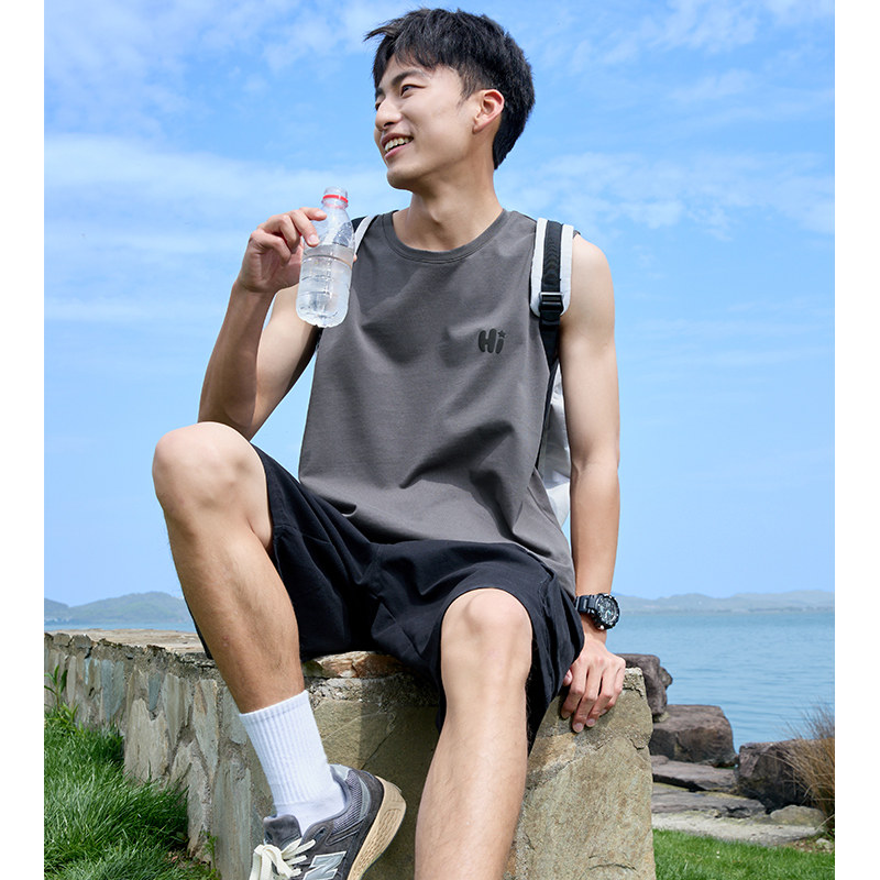 唐狮夏季款男背心宽松坎肩无袖T恤上衣ins圆领纯棉内搭打底衫潮tu,男装,背心,淘宝优惠券,粉丝福利购,淘宝优惠卷