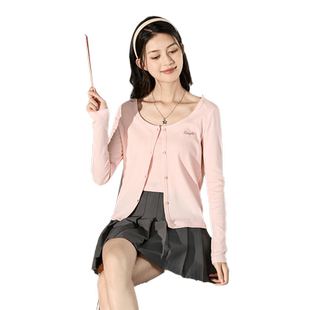 唐狮春夏新款吊带背心针织开衫温柔两件套活泼俏皮两件套装tz