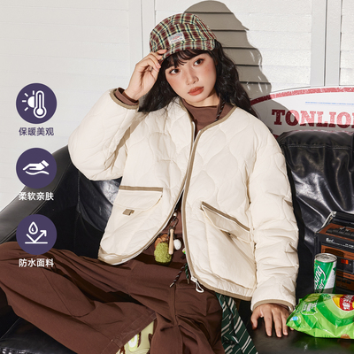 唐狮棉服女款2025新款爆款冬季