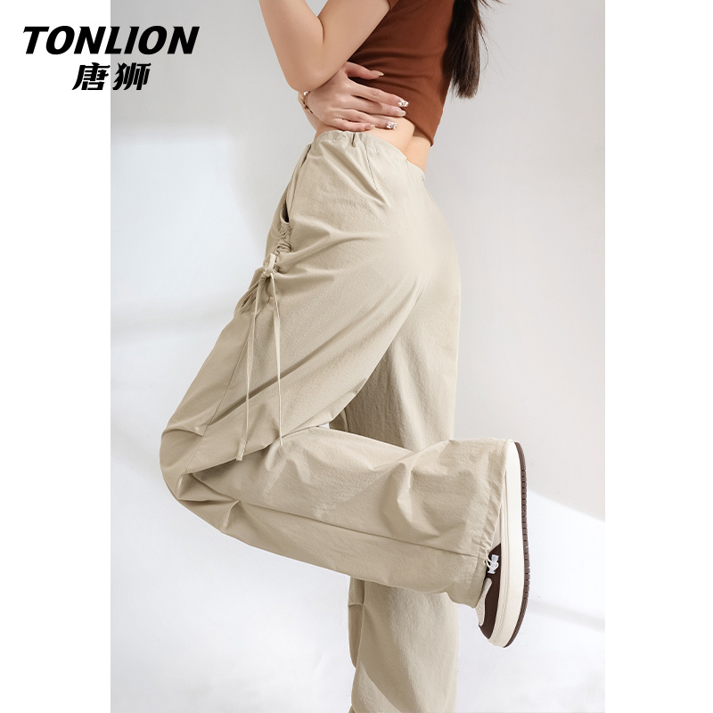 唐狮工装裤女小个子2025新款春季