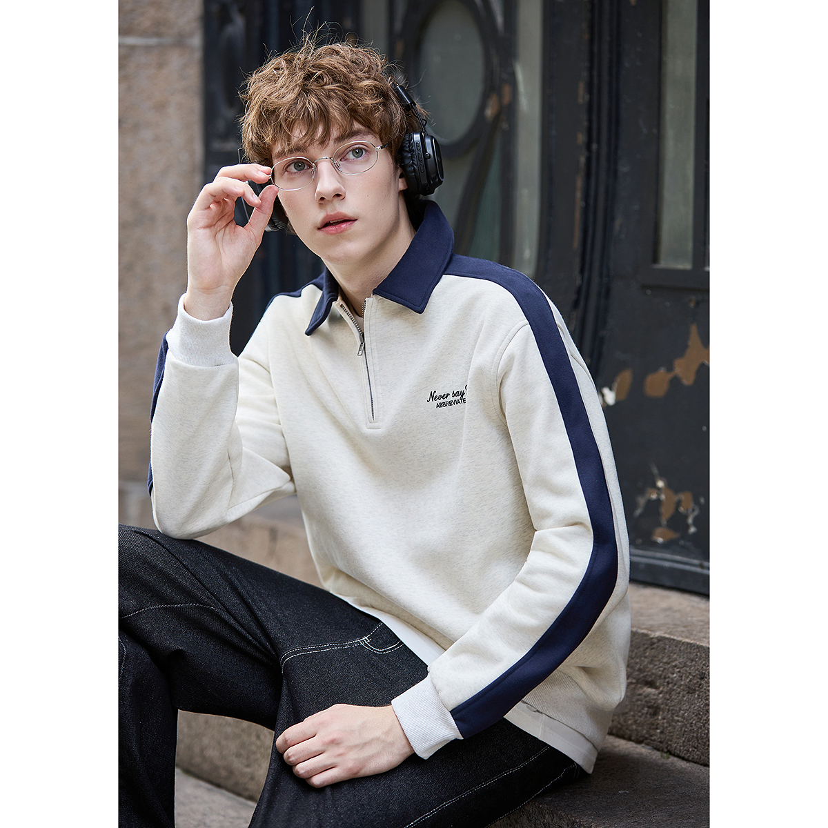 唐狮春秋季新款男士长袖polo