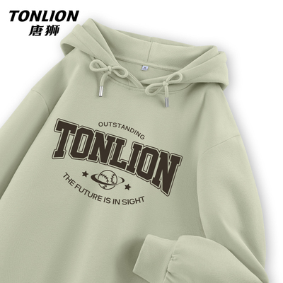 唐狮连帽卫衣女春秋款2025新款
