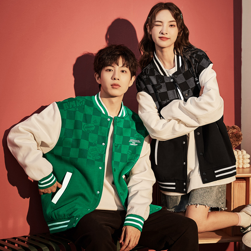 情侣装棒球服唐狮秋冬