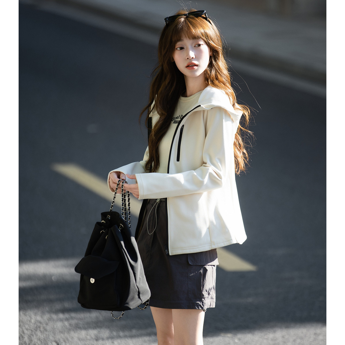 唐狮秋冬女软壳连帽外套女高级感百搭气质减龄休闲女式外套TMTA,女装/女士精品,短外套,淘宝优惠券,粉丝福利购,淘宝优惠卷