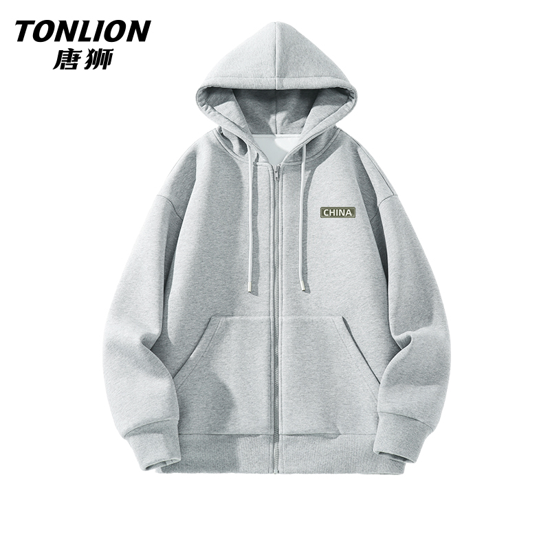 唐狮春季外套男2025新款连帽