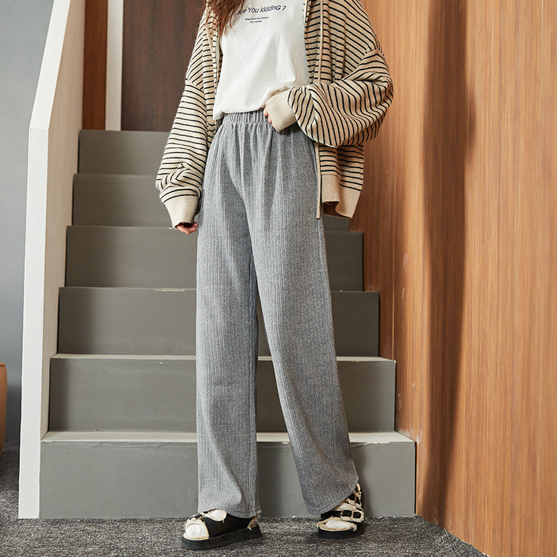 唐狮秋冬季新款糯米裤白色休闲长裤女高腰美拉德灯芯绒裤子,女装/女士精品,休闲裤,淘宝优惠券,粉丝福利购,淘宝优惠卷