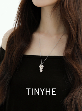 TINYHE淡水珍珠纯银项链女款