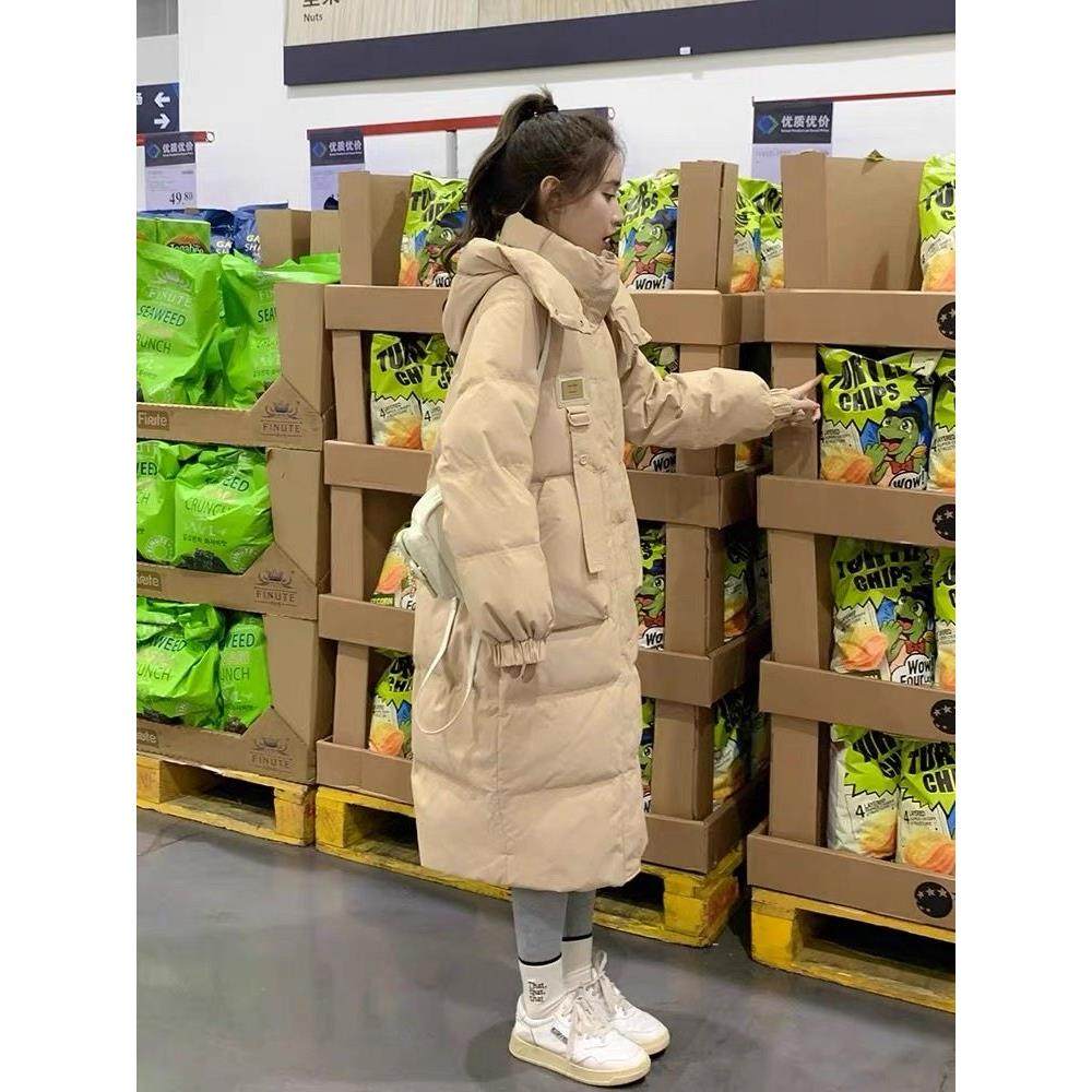 羽绒棉服女中长款2025新款冬季加厚棉袄流行爆款韩系学生棉衣外套
