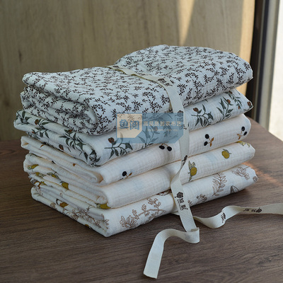 100%纯棉肌理宝宝a类双层纱