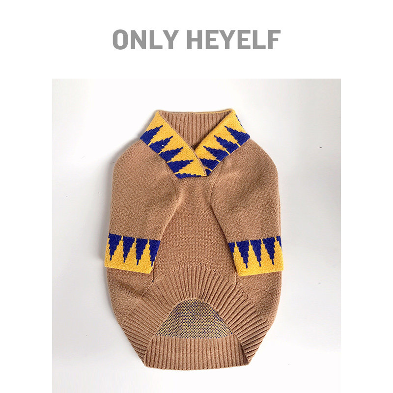 HeyElf法斗衣服巴哥泰迪比熊冬装狗狗保暖外套柴犬雪纳瑞宠物毛衣
