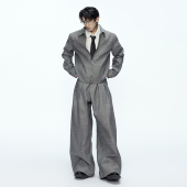 ArguE 套 外套贵气亮片阔腿裤 CulturE星光 重工烫钻细闪夹克短款