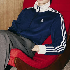 Adidas阿迪达斯三叶草运动立领夹克新款运动复古外套IP0418