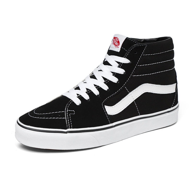 VANS范斯高帮黑白滑板鞋