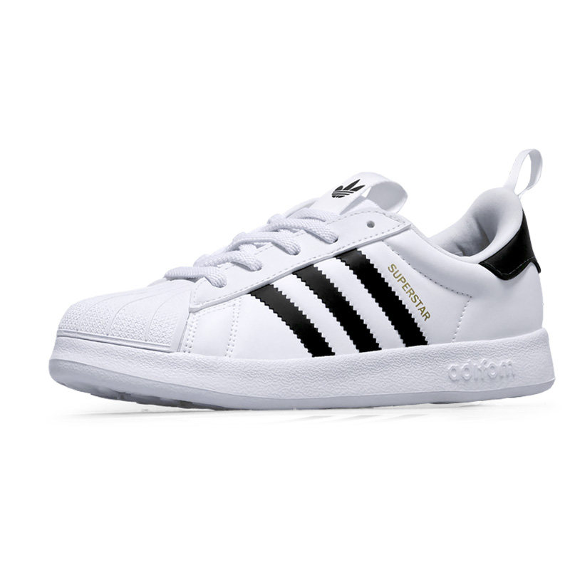 Adidas阿迪达斯新款童鞋SUPERSTAR中小童运动休闲鞋JS0718