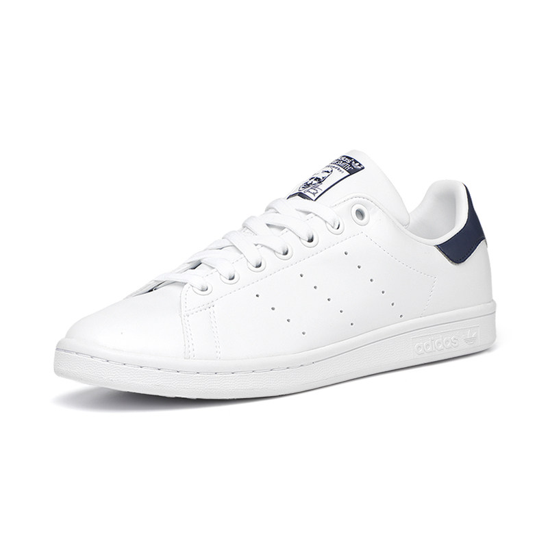 adidas阿迪达斯男鞋stan smith三叶草史密斯小白鞋板鞋蓝尾fx5501