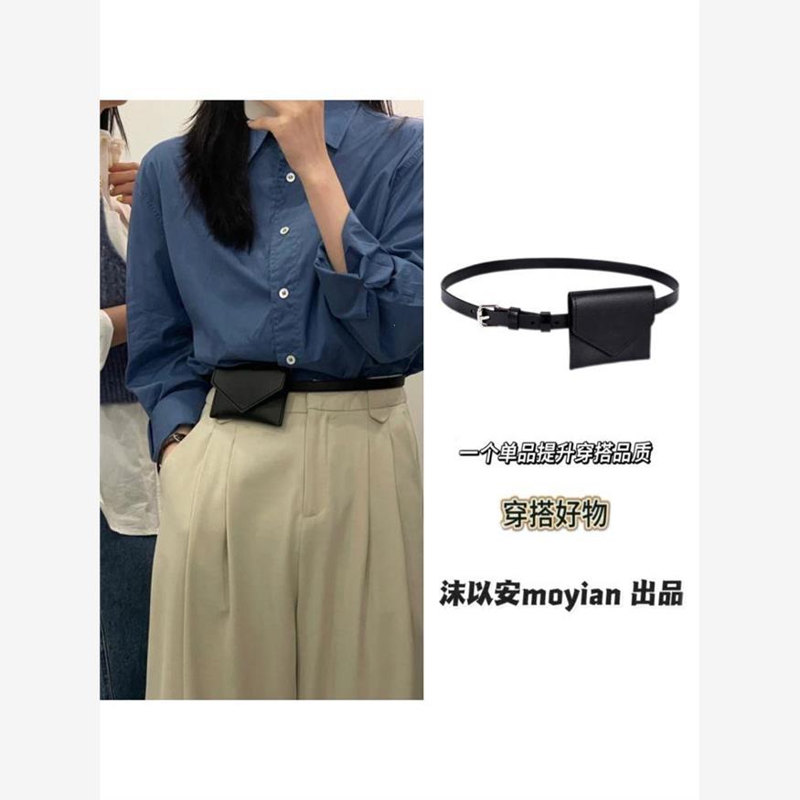 日系复古腰包女款迷你mini腰带装饰小包腰带零钱钥匙包2025年新款