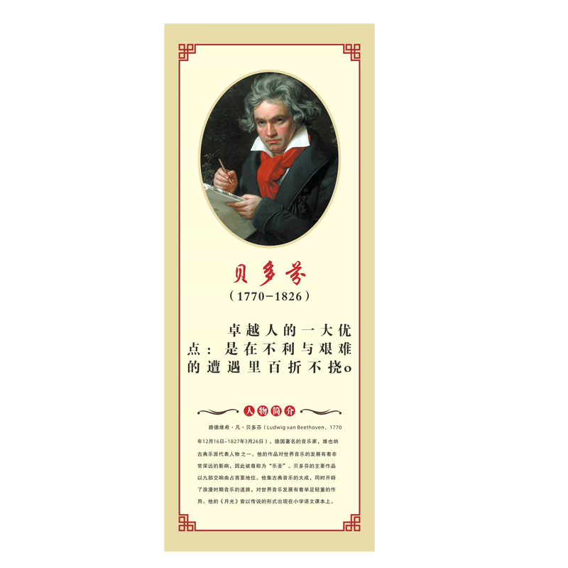 中小学励志文化挂画装饰贴纸