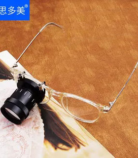 思多美单筒望远镜近距离观察镜2.5X倍挂钩眼镜看使用8121