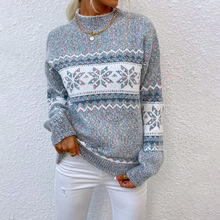 Women's Sweater Autumn And Winter Christmas Pullover Half Hi