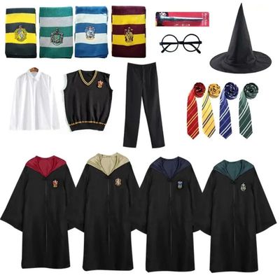 Magic robe Halloween cloak scarf Slytherin Ravenclaw Hufflep