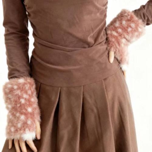 Winter Fawn Spot Warm Plush Accessories Christmas Deer Patte