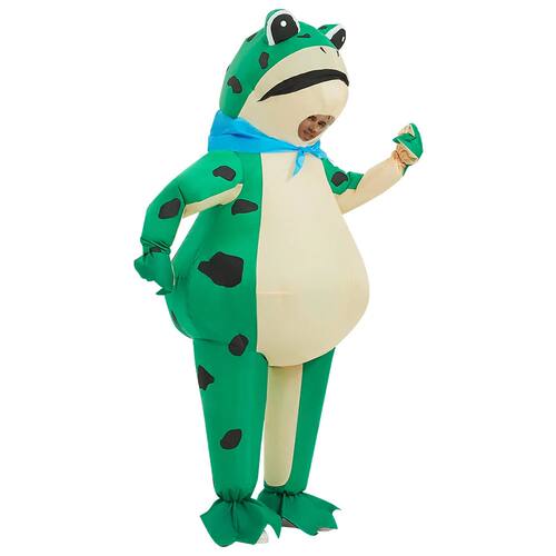 Inflatable Frog Costume Funny Full Body Blow Up Cosplay Cost