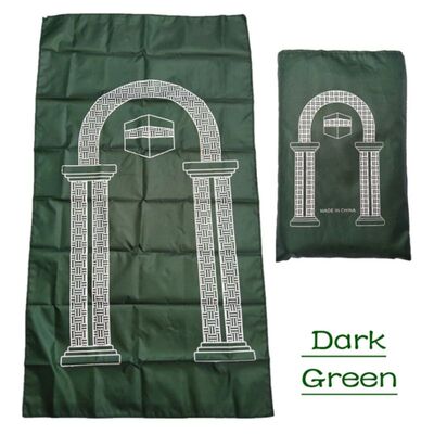 Portable Prayer Rug Waterproof PU Braided Mat Simply Print P