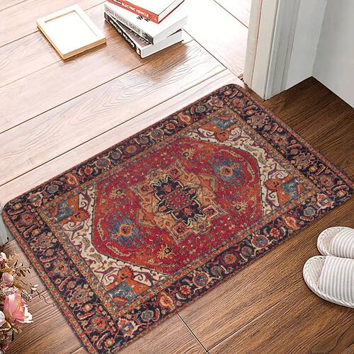 Moroccan Ethnic Decorative Bath Mats Soft Kitchen Mats Home