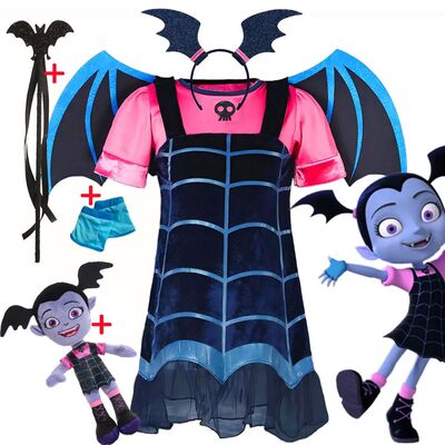 Girls Disney Junior Vampirina TV Series Inspired Dress with