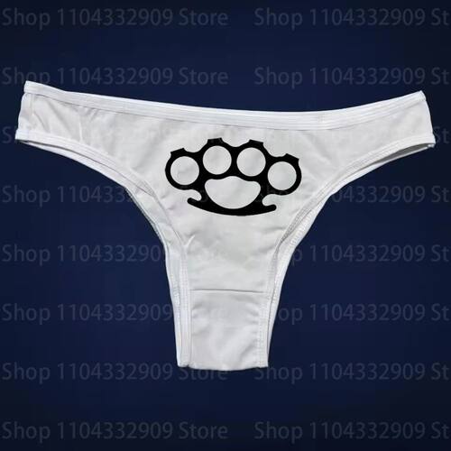 Women's high-quality punk Y2k underwear with letter printing