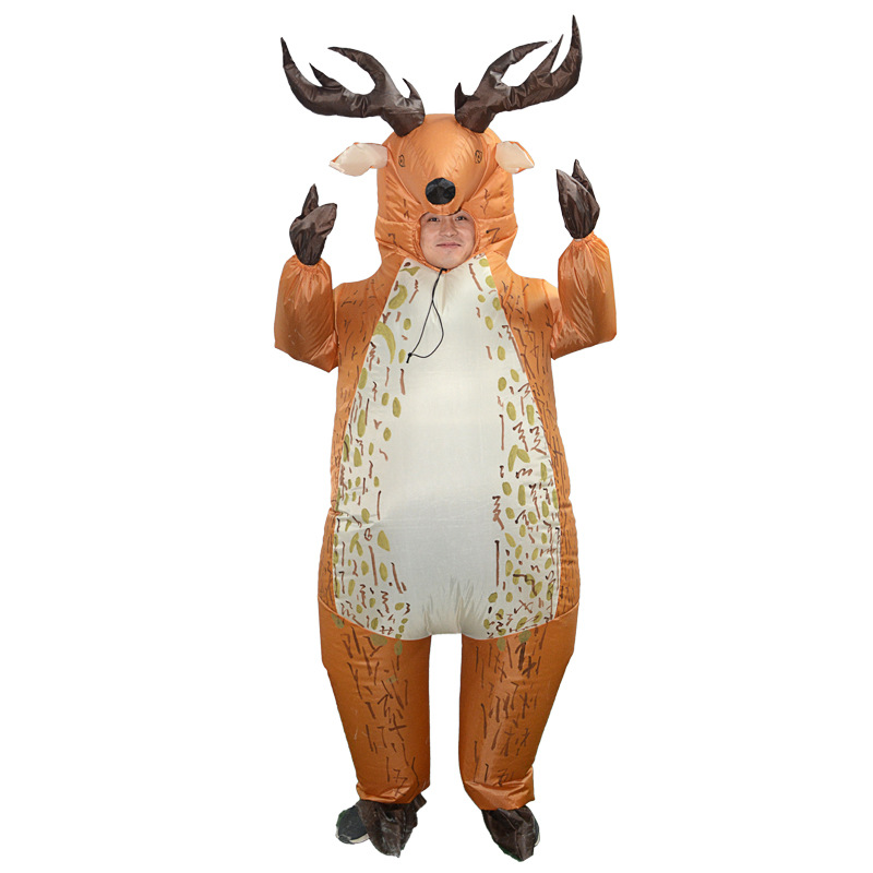 Christmas Costume Props Elk Inflatable Costume Masquerade Fe