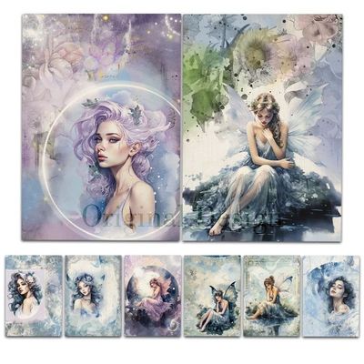 Rice Paper Original Design WuleeGifts Ice Crystal World Retr