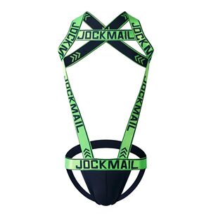 Men's Sexy Nylon Jockstrap Underwear Bodysuit Suspender Jump